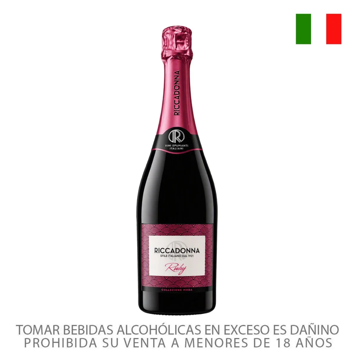 RICCADONNA - Vino Espumante Riccadonna Ruby Botella 750 mL