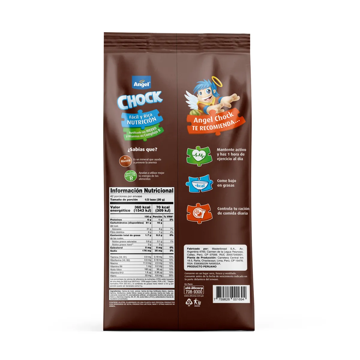 ANGEL - Cereal Angel Chock Bolsa 840 g