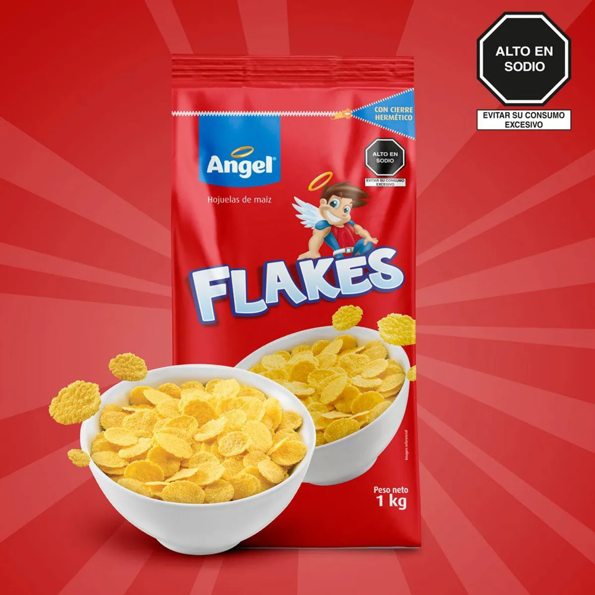 ANGEL - Cereal Angel Flakes Bolsa 1 Kg
