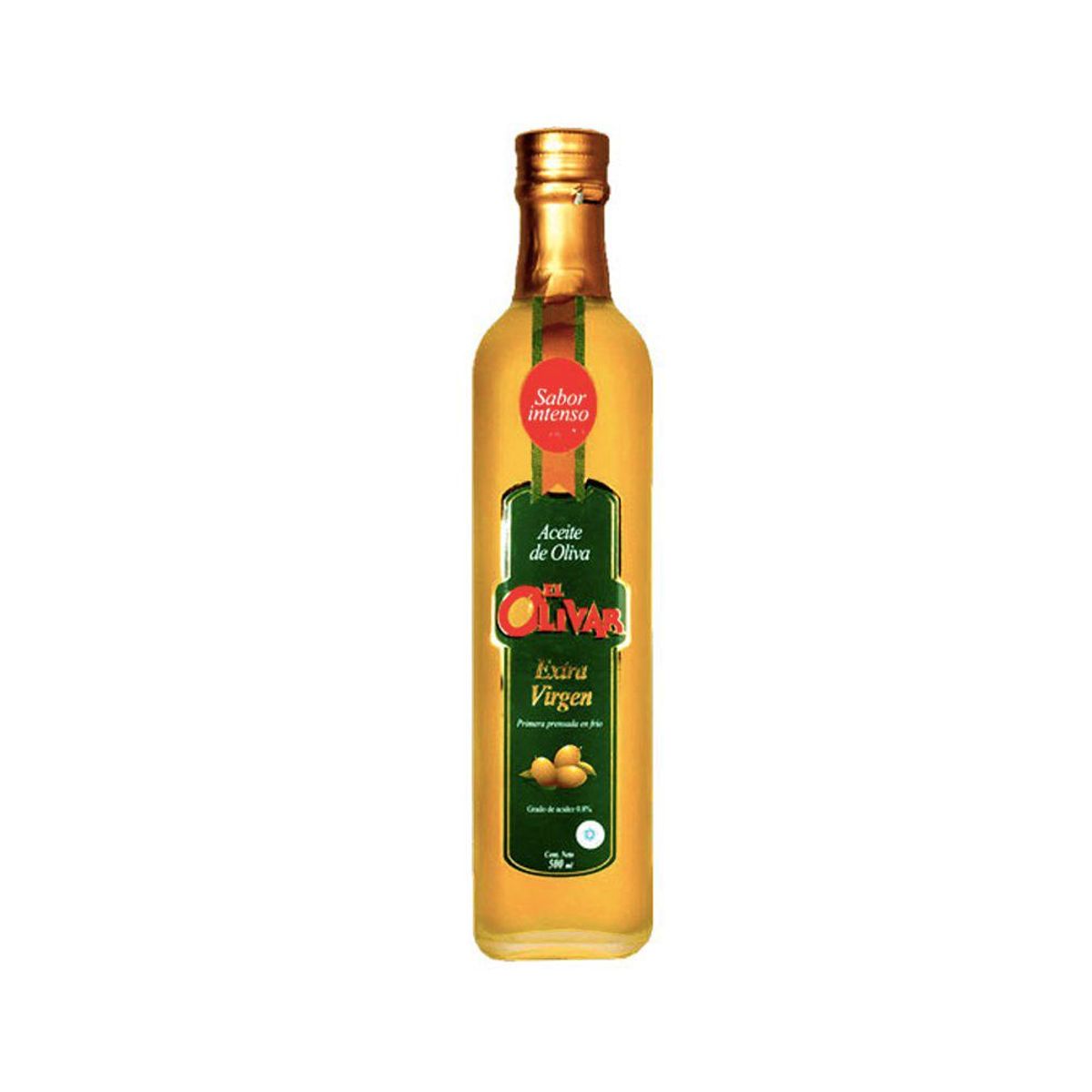 EL OLIVAR - Aceite de Oliva El Olivar Extra Virgen Sabor Intenso Botella 500 mL
