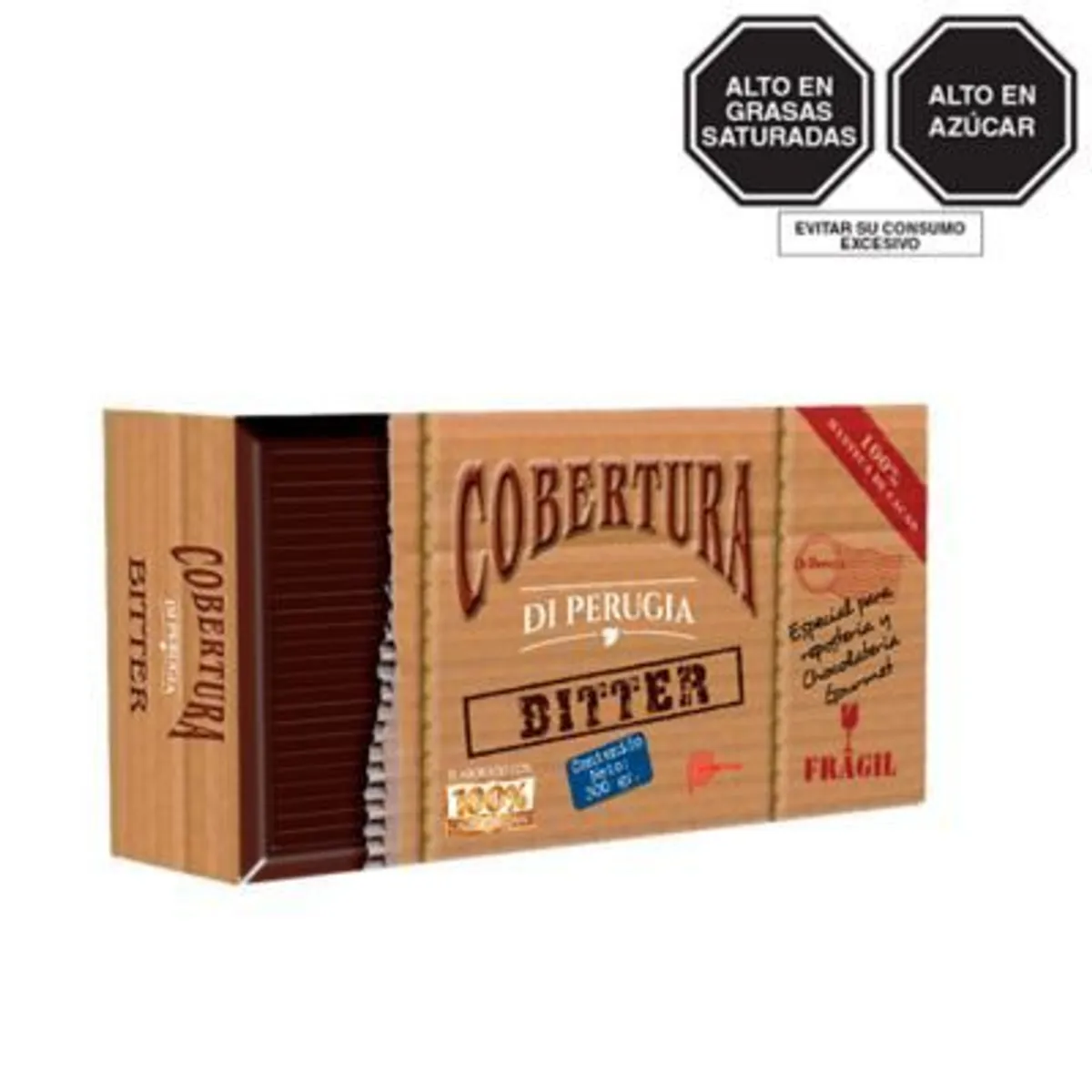 DI PERUGIA - Cobertura Chocolate Bitter 50% Di Perugia 300 g