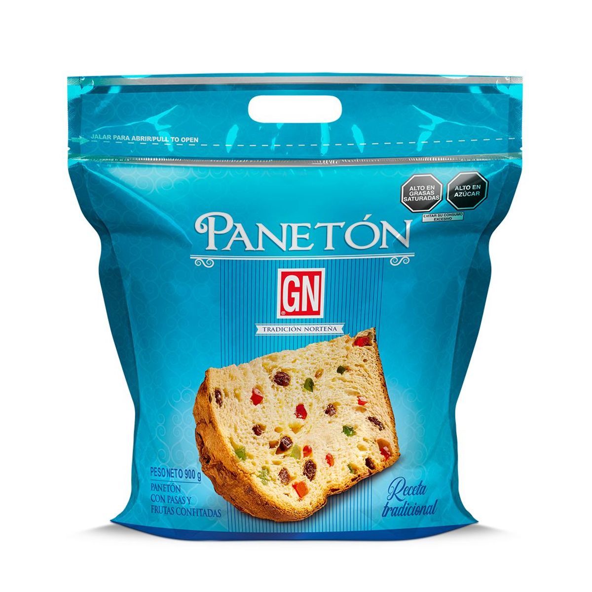 GN - Panetón GN En Bolsa x 900 g