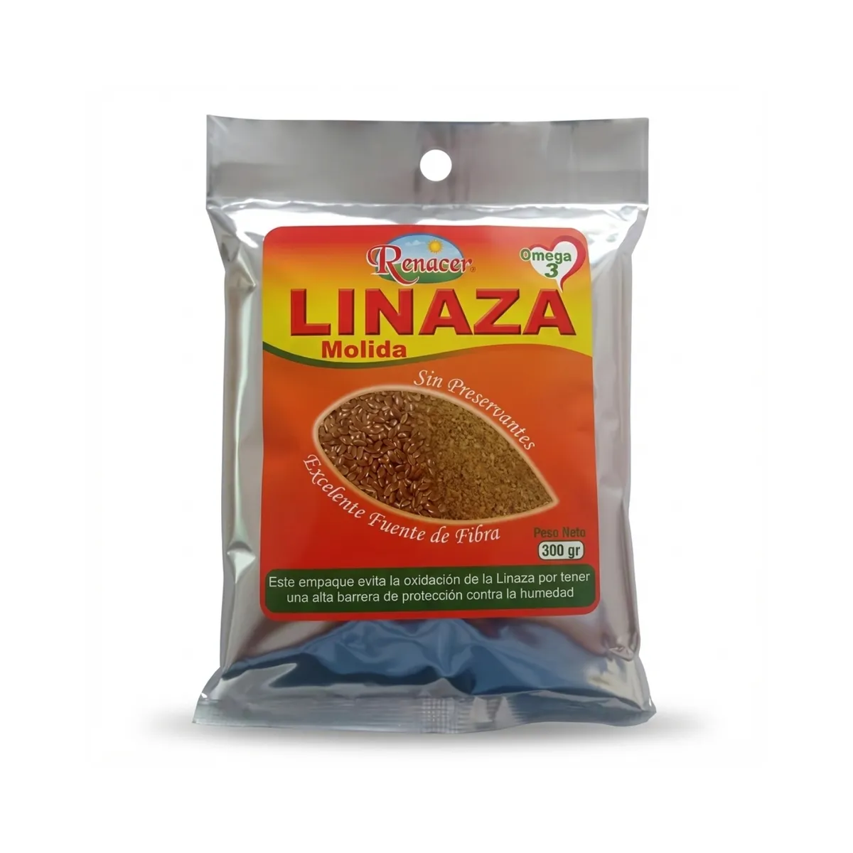 RENACER - Linaza Molida Renacer Bolsa 300 g