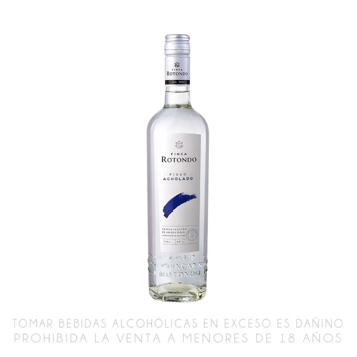 FINCA ROTONDO - Pisco Finca Rotondo Acholado Botella 750 mL