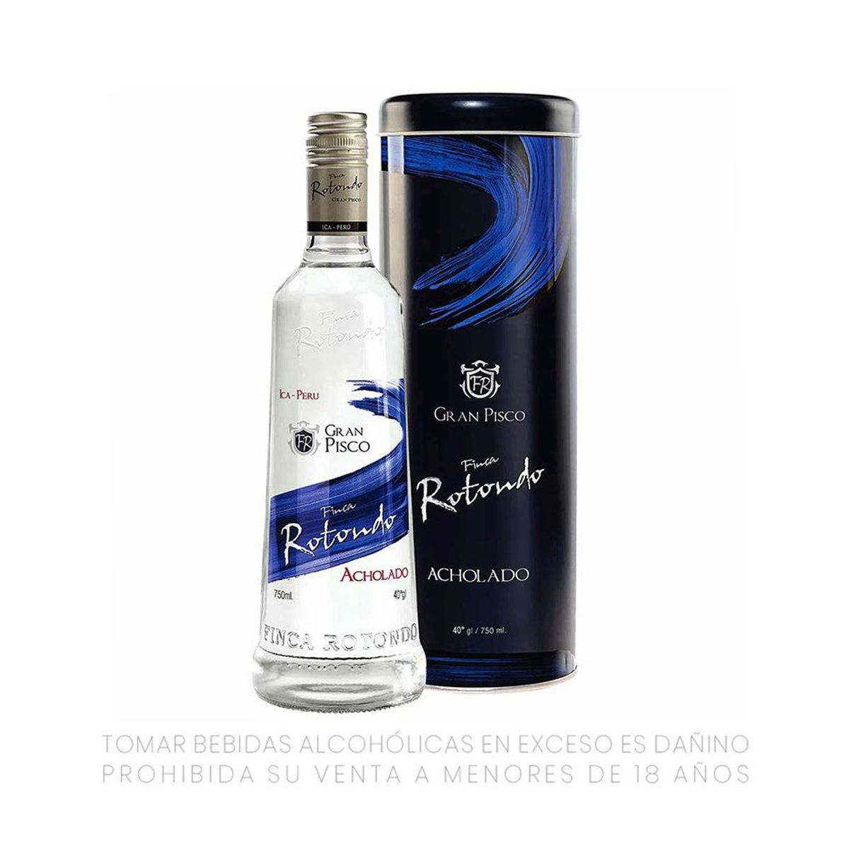 FINCA ROTONDO - Pisco Finca Rotondo Acholado Botella 750 mL