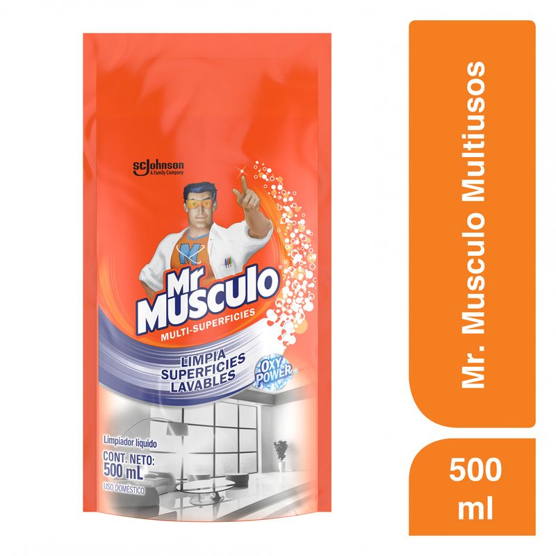 MR MUSCULO - Repuesto Mr Musculo Multi Superficies Doypack 500 mL