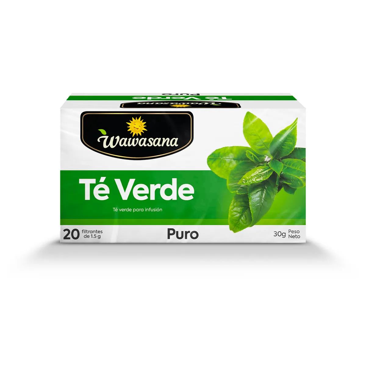 WAWASANA - Té Verde Puro Wawasana Caja 20 Sobres