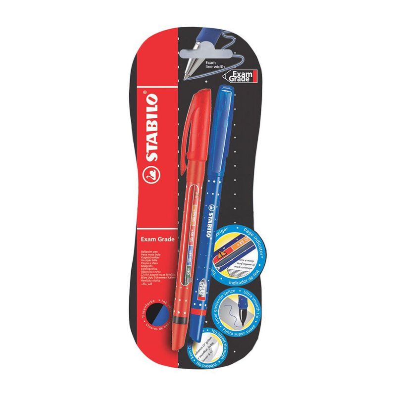 STABILO - Lapiceros Stabilo Exam Grade Blíster 2 Und
