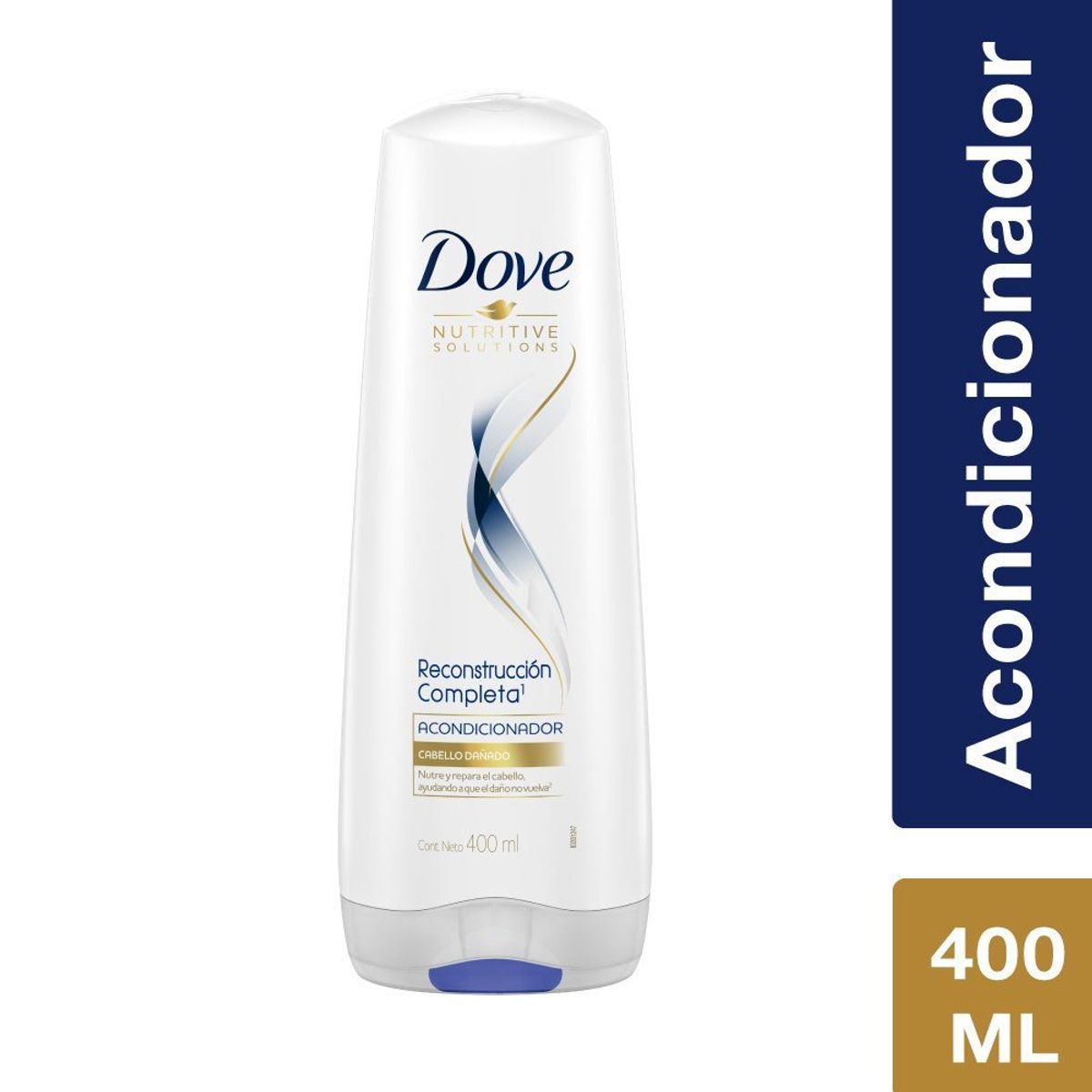 DOVE - Acondicionador Dove Reconstrucción Completa Nutri-Keratin Envase 400 mL