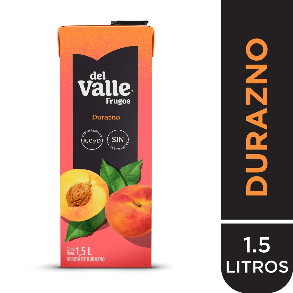 FRUGOS - Bebida Frugos Durazno Caja 1.5 L
