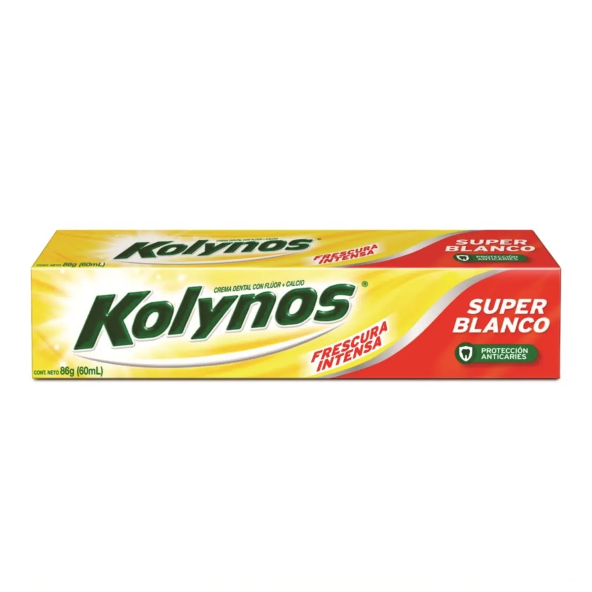KOLYNOS - Crema Dental Kolynos Super Blanco Envase 60 mL
