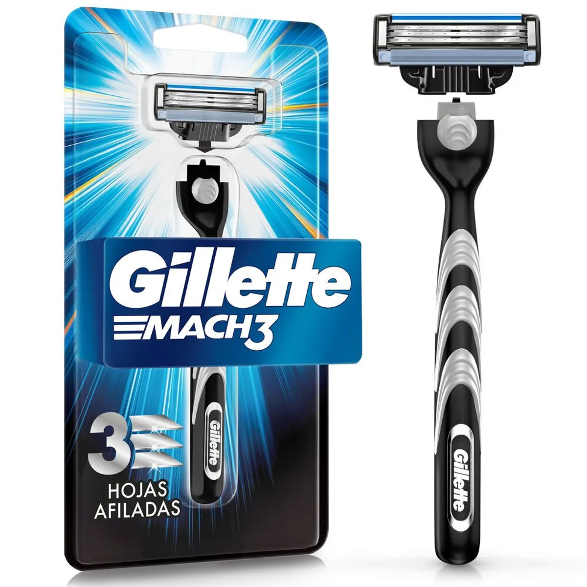 GILLETTE - Máquina de Afeitar Gillette Mach3 Turbo