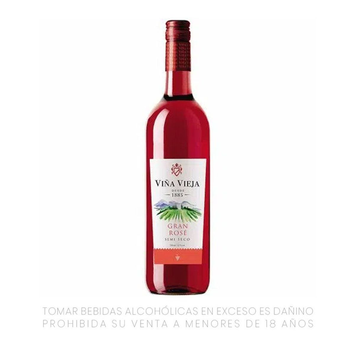 VIÑA VIEJA - Vino Viña Vieja Rosé Pack 2 Botellas 750 mL