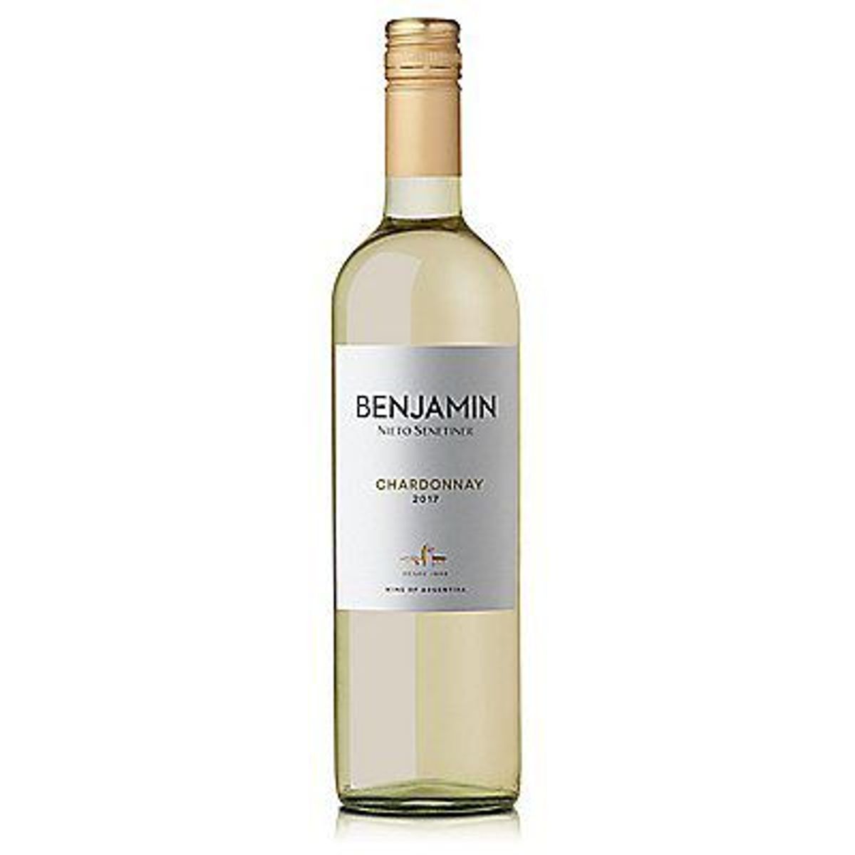 NIETO SENETINER - Vino Benjamin Nieto Senetiner Chardonnay Botella 750 mL