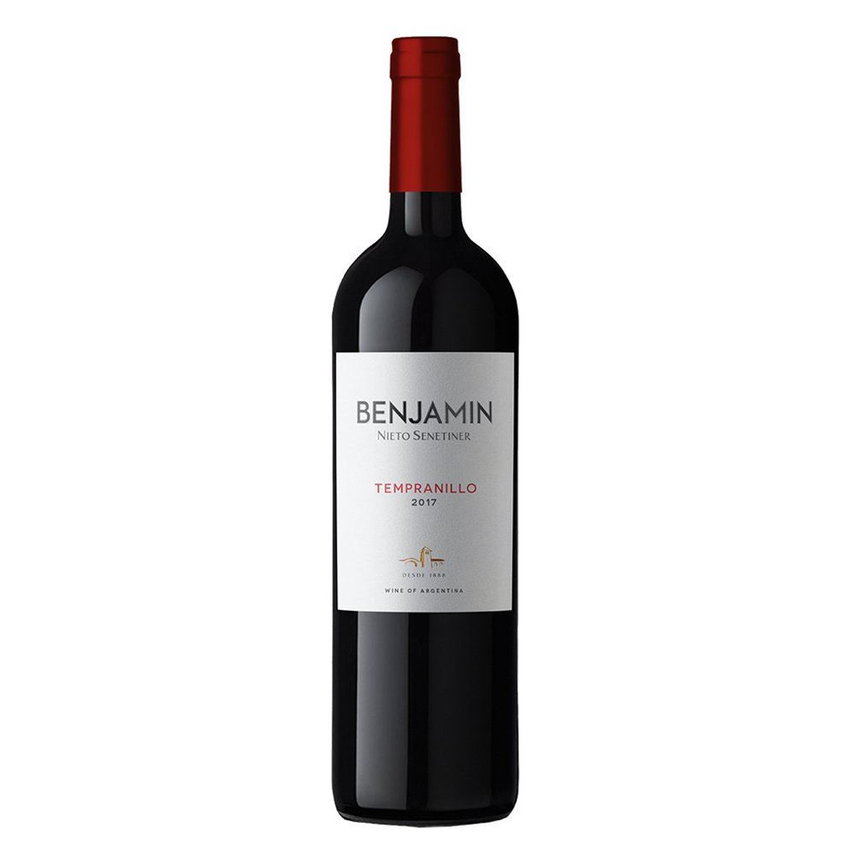 NIETO SENETINER - Vino Benjamin Nieto Senetiner Tempranillo Botella 750 mL