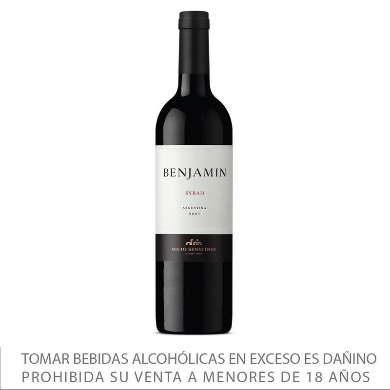 NIETO SENETINER - Vino Benjamin Syrah Nieto Senetiner 750 mL