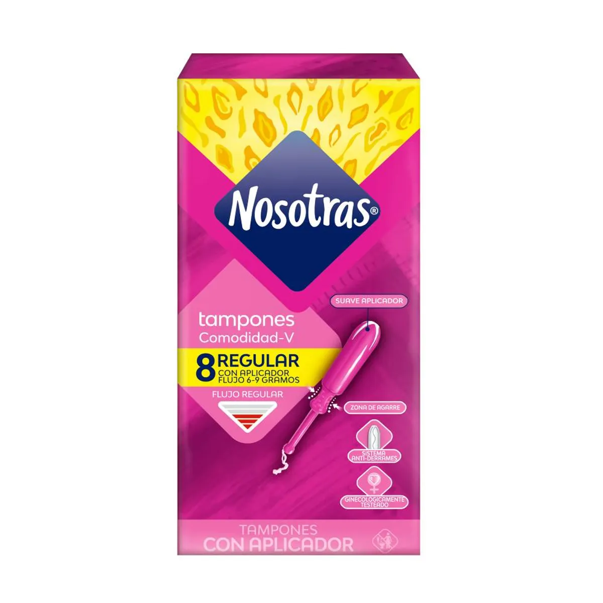 NOSOTRAS - Tampón Nosotras Regular Con Aplicador Caja 8 Und