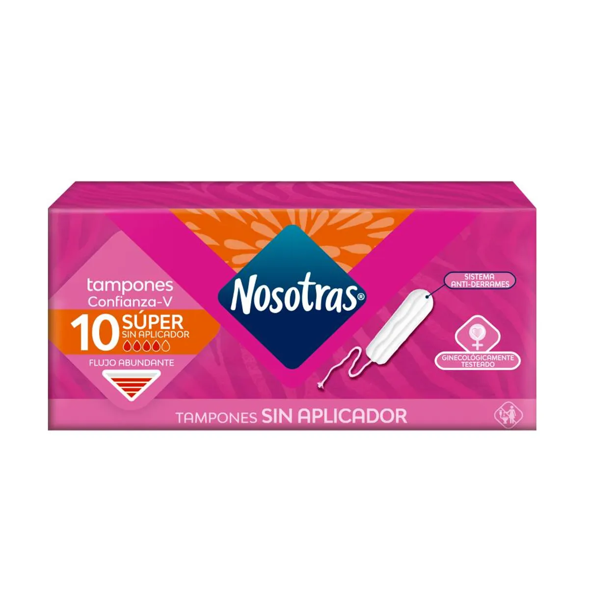 NOSOTRAS - Tampón Nosotras Súper Sin Aplicador Caja 10 Und