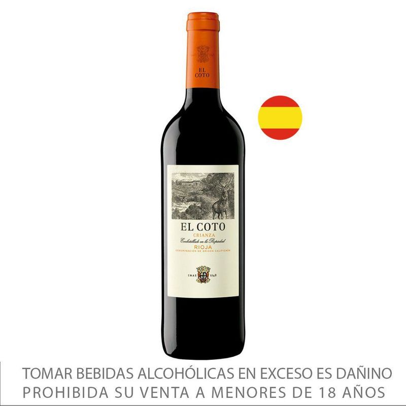 EL COTO - Vino Tinto Crianza El Coto 750 mL