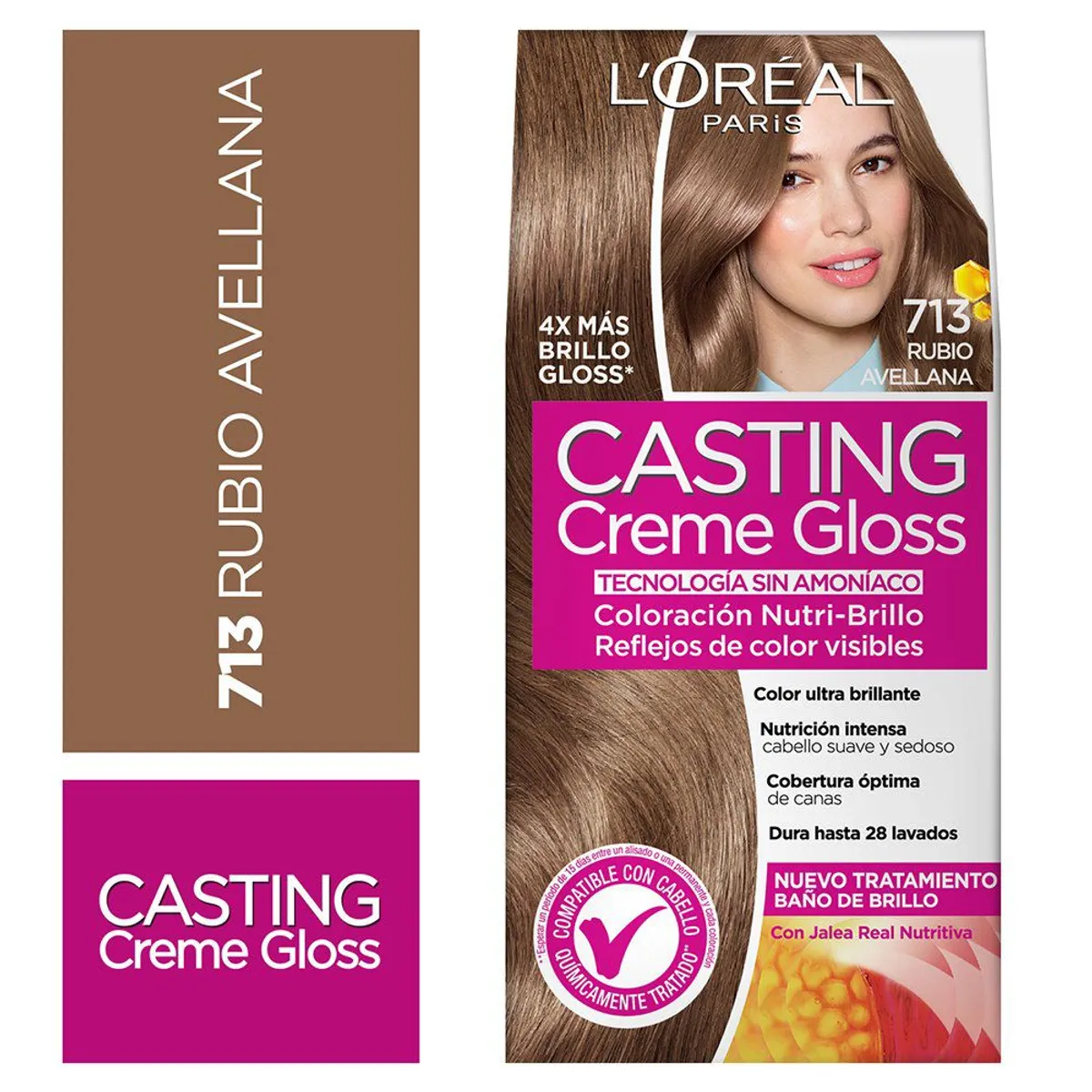CASTING CREME GLOSS - Tinte Casting Creme Gloss Tono 713 Rubio Avellana