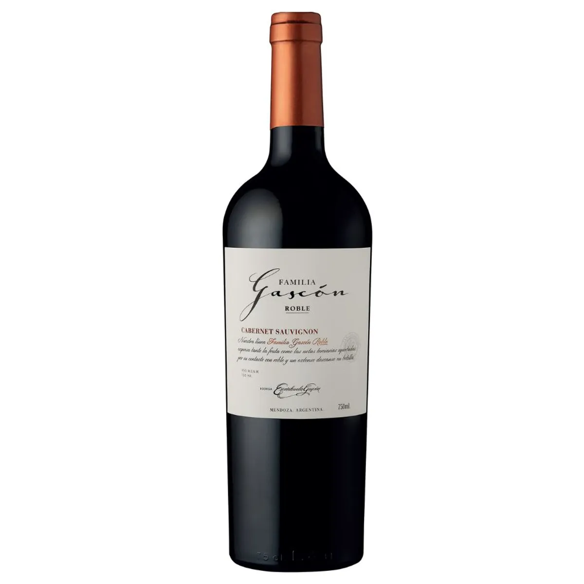 FAMILIA GASCON - Vino Tinto Familia Gascón Reserva Cabernet Sauvignon Botella 750 mL