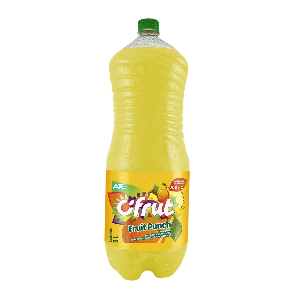 CIFRUT - Bebida Cifrut Fruit Punch Botella 3 L