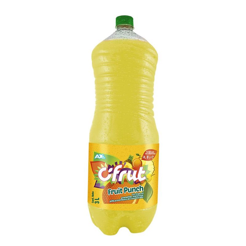 CIFRUT - Bebida Cifrut Fruit Punch Botella 3 L
