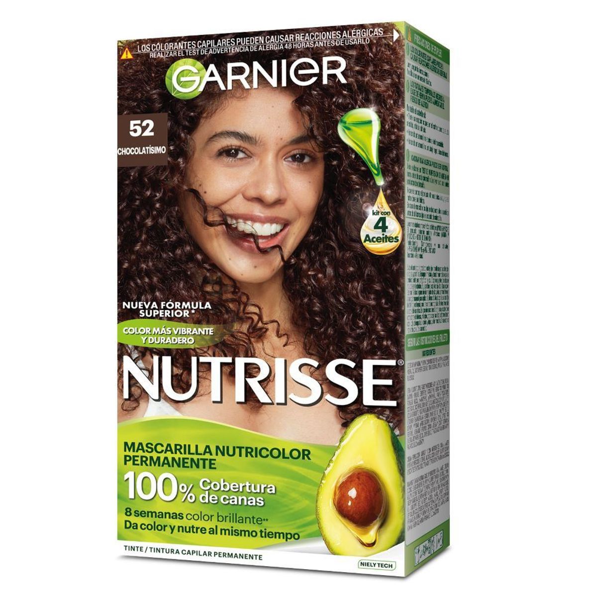 NUTRISSE - Tinte Nutrisse Tono 52 Chocolatísimo Castaño Claro