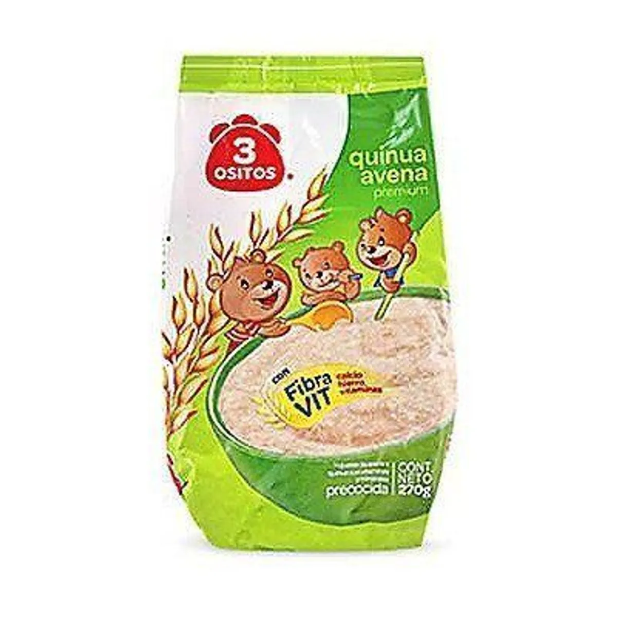 3 OSITOS - Avena con Quinua 3 Ositos Bolsa 270 g
