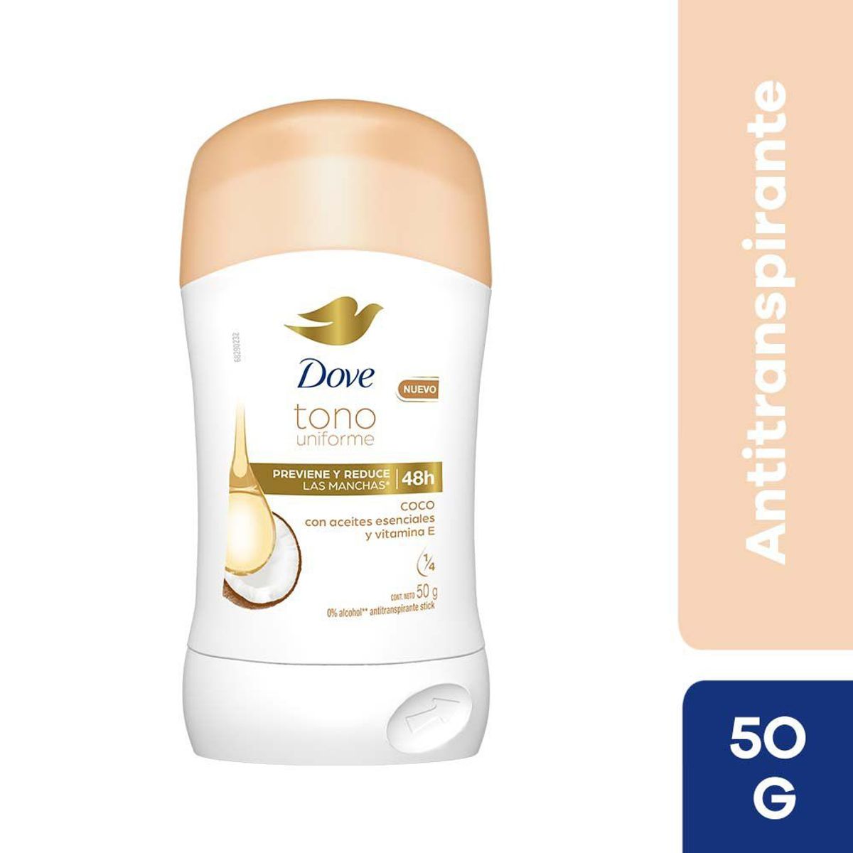 DOVE - Antitranspirante en Barra Dove Clear Tone Envase 50 g