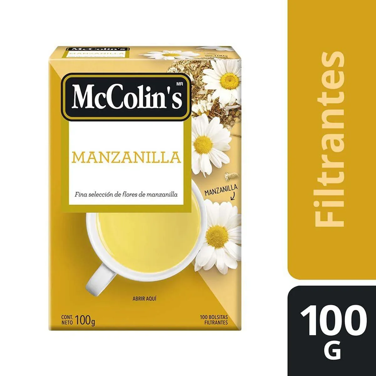 MC COLINS - Infusión Manzanilla McColins Caja 100 Sobres