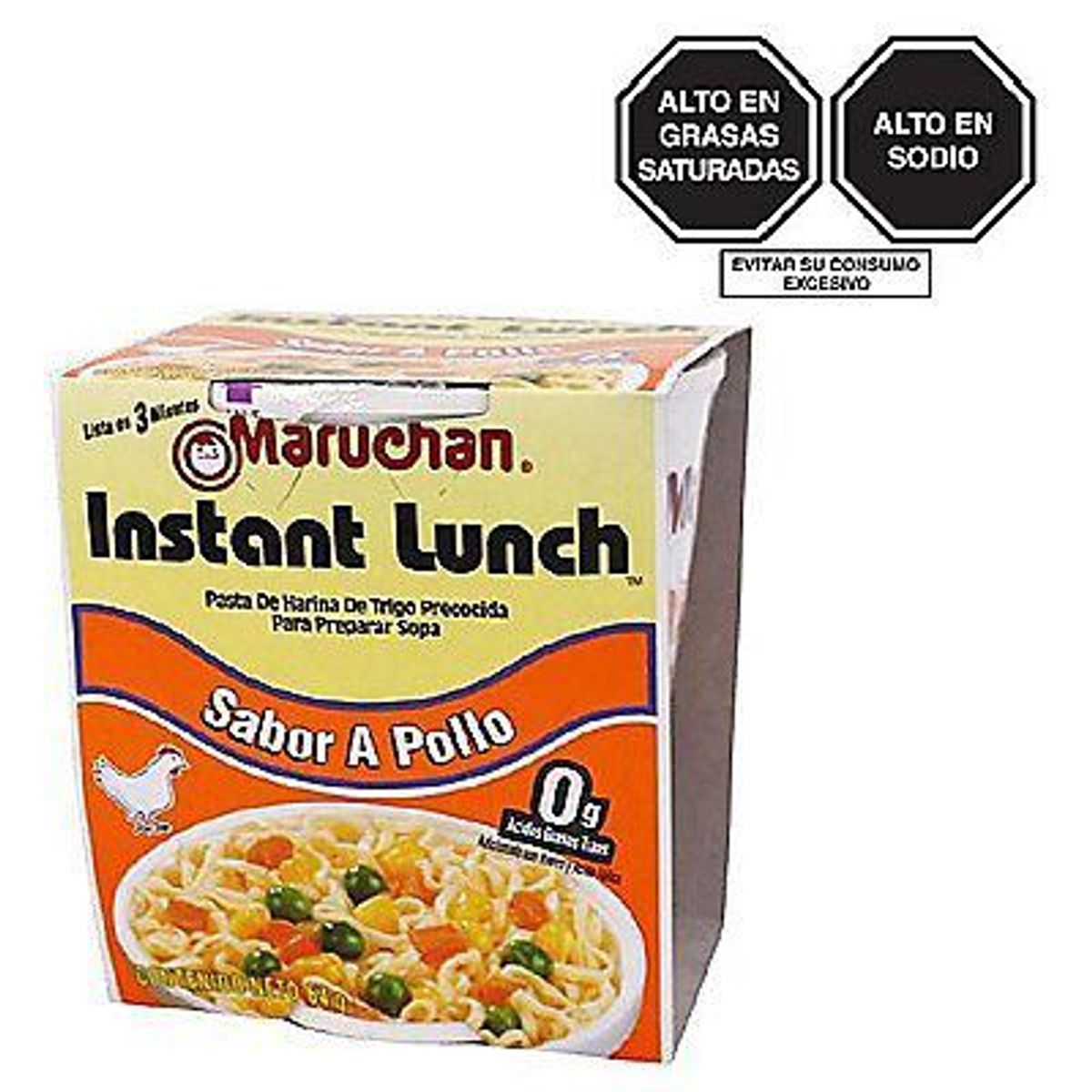 MARUCHAN - Sopa Instantánea Maruchan Pollo Envase 64 g