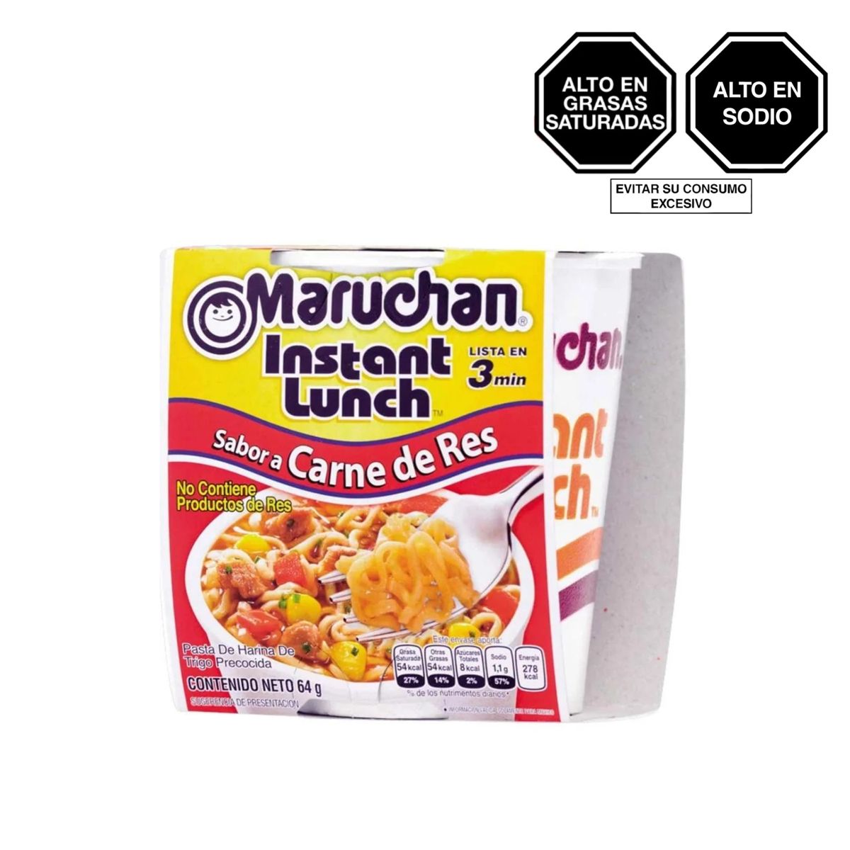 MARUCHAN - Sopa Instantánea Maruchan Res Envase 64 g