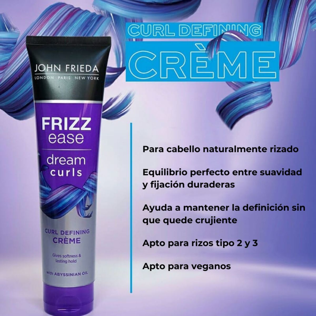 JOHN FRIEDA - Gel John Frieda Fijador Definido Frizz Ease Mar Envase 142 g