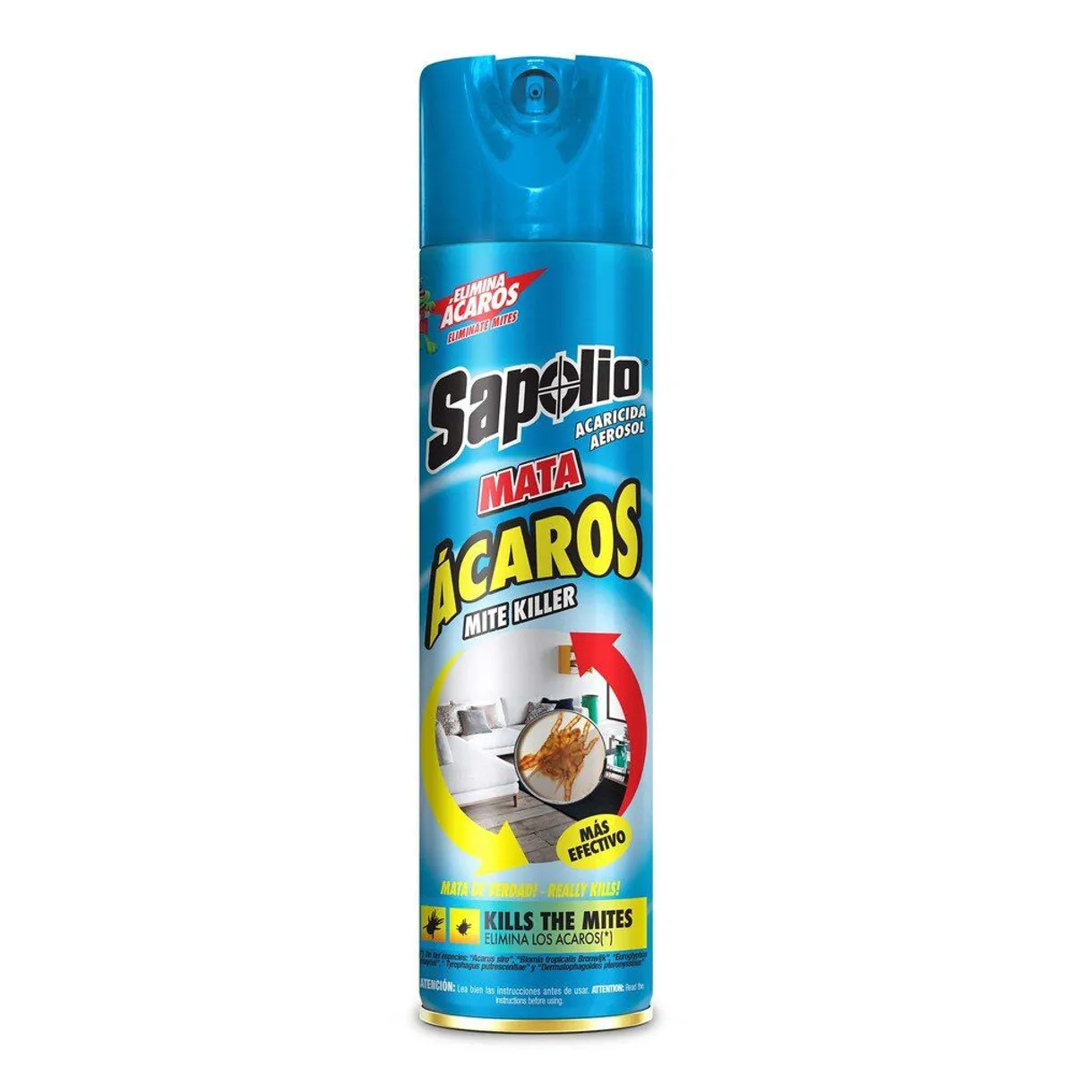 SAPOLIO - Insecticida en Spray Sapolio Mata Ácaros Envase 360 mL