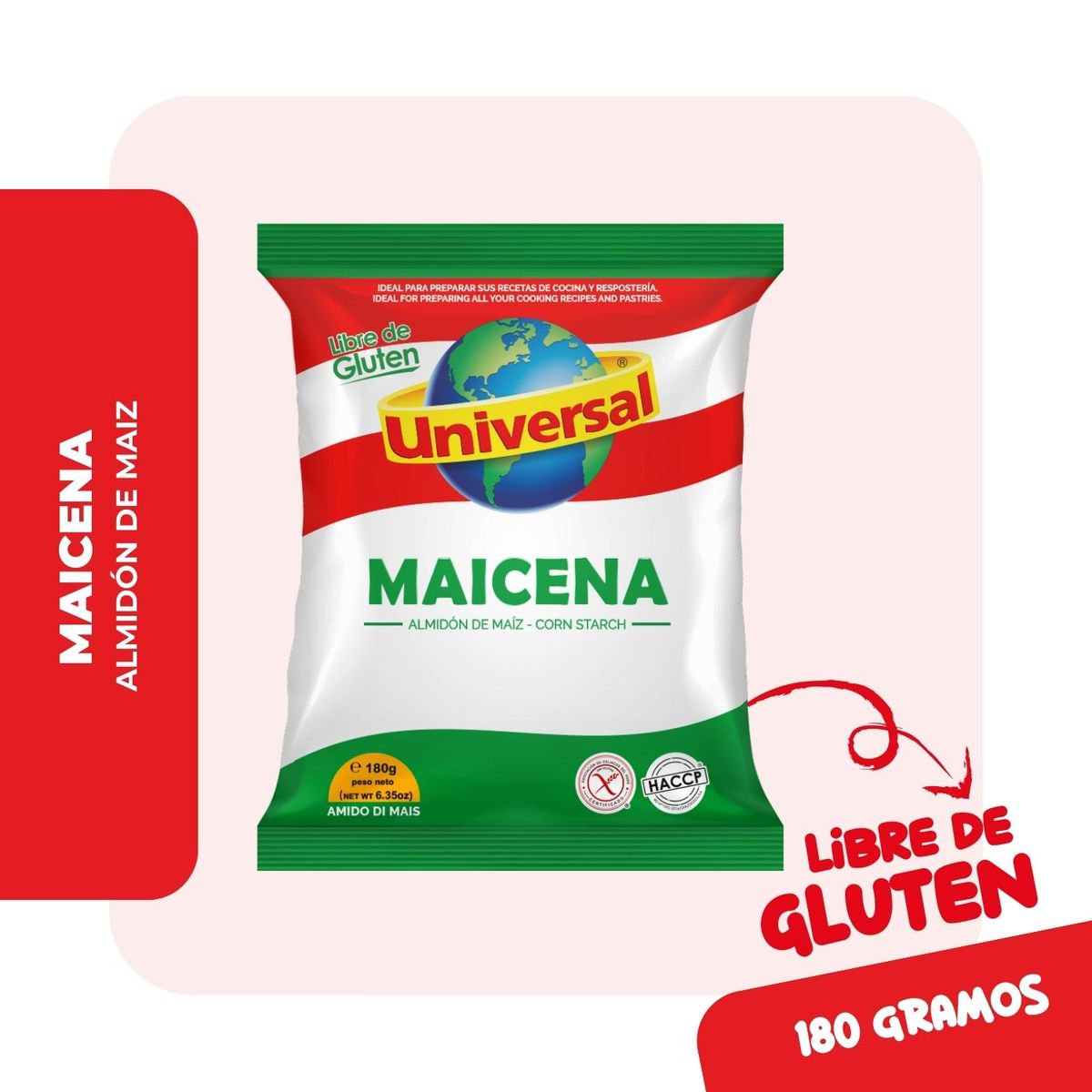 UNIVERSAL - Maicena Universal Bolsa 180 g