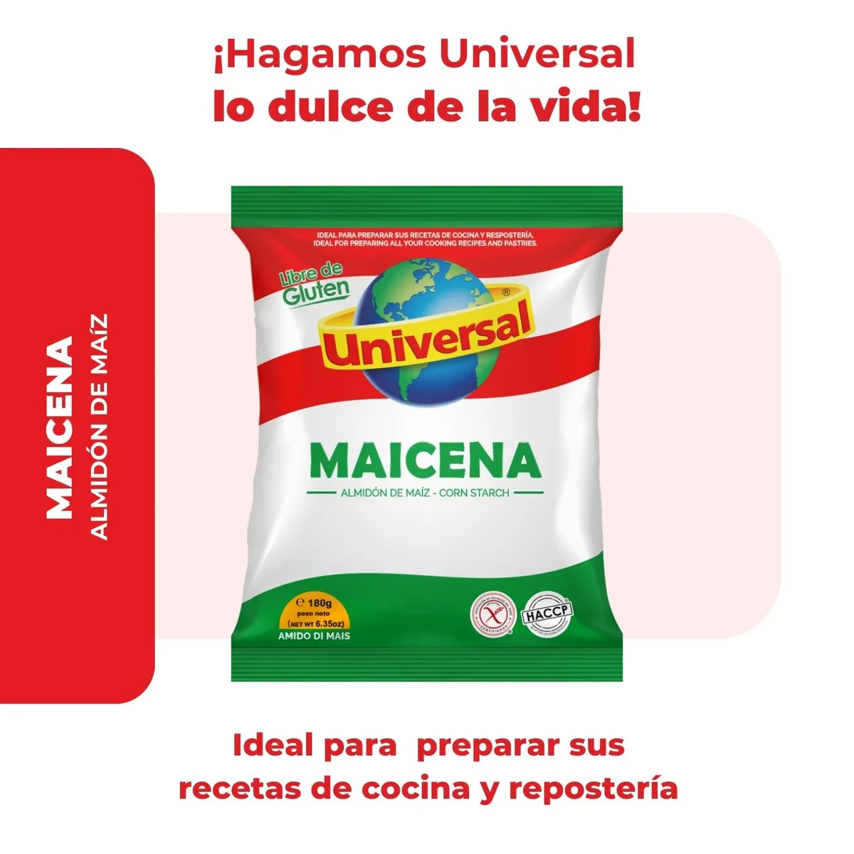 UNIVERSAL - Maicena Universal Bolsa 180 g