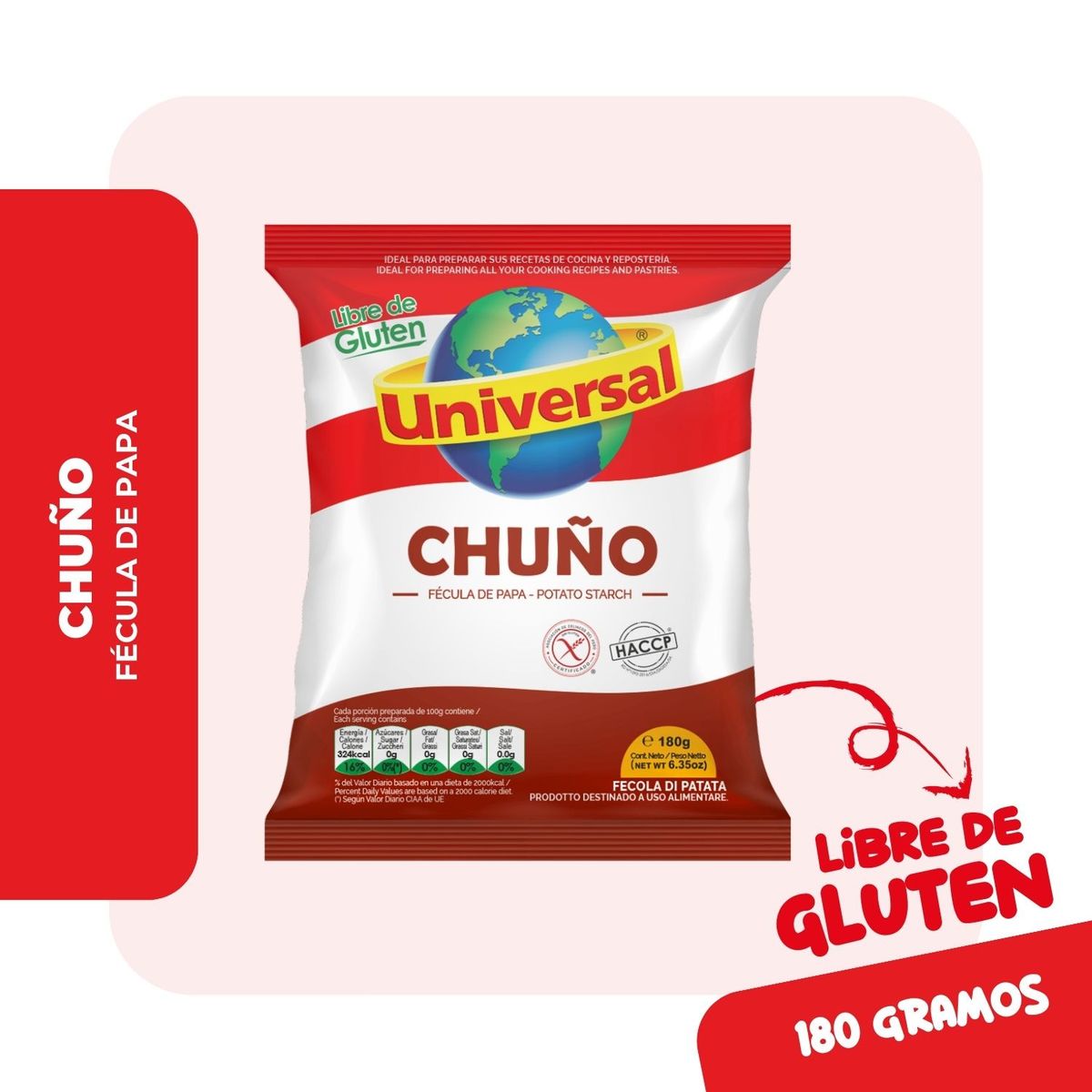 UNIVERSAL - Chuño Universal Bolsa 180 g