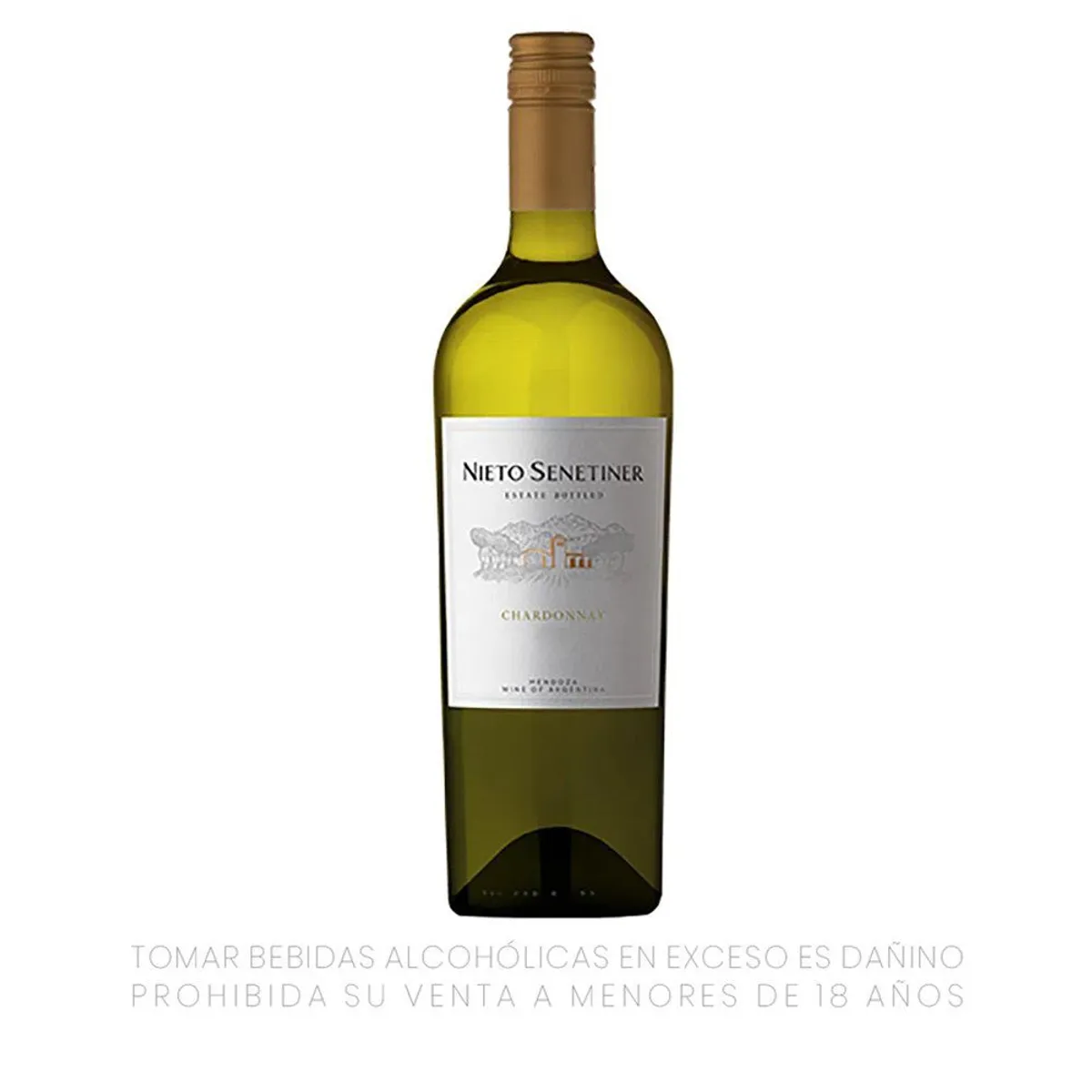 NIETO SENETINER - Vino Blanco Nieto Senetiner Estate Chardonnay Botella 750 mL