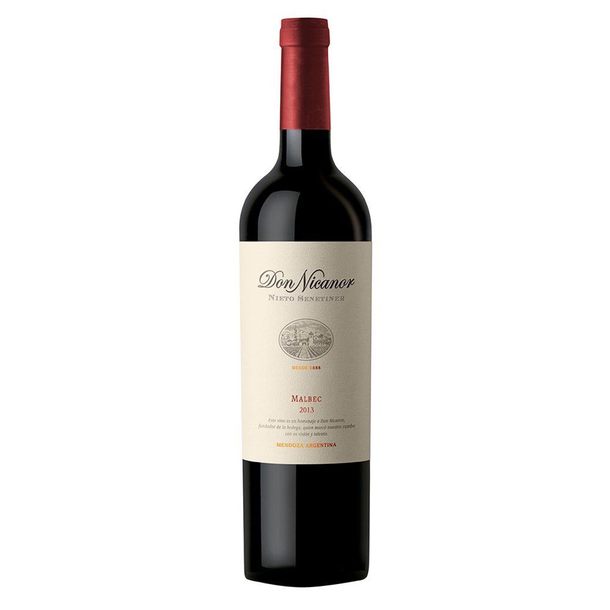 NIETO SENETINER - Vino Tinto Nieto Senetiner Don Nicanor Malbec Botella 750 mL