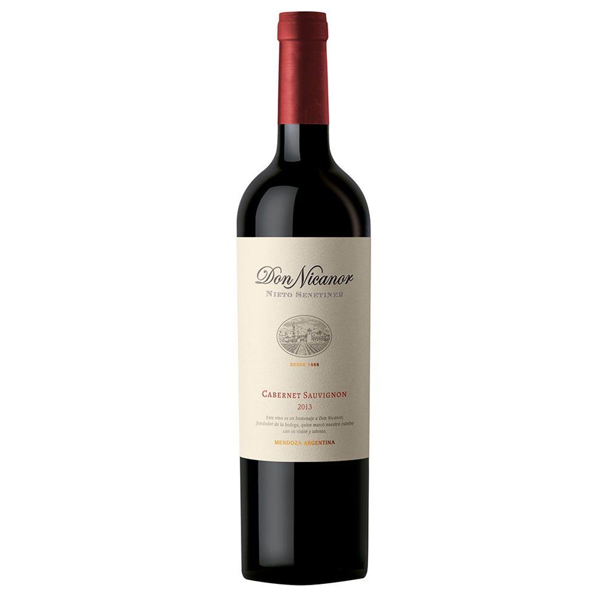 NIETO SENETINER - Vino Tinto Nieto Senetiner Don Nicanor Cabernet Sauvignon Botella 750 mL