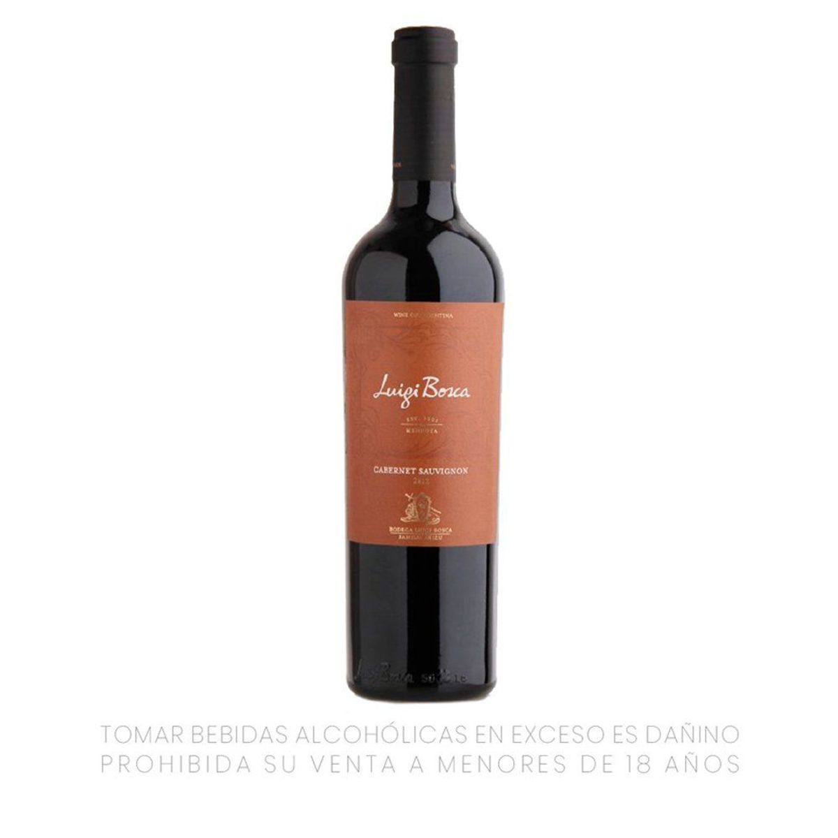 LUIGI BOSCA - Vino Tinto Luigi Bosca Cabernet Sauvignon Botella 750 mL