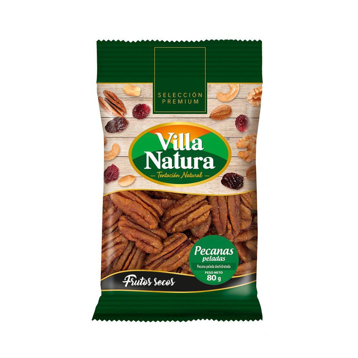 VILLA NATURA - Pecanas Peladas Villa Natura 80 g