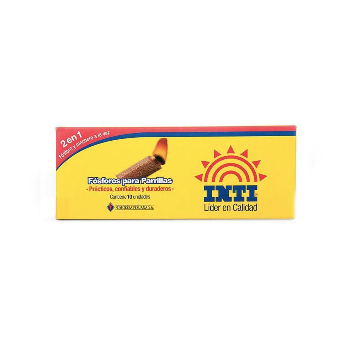 INTI - Fósforos Inti Parrilla Caja 10 Und