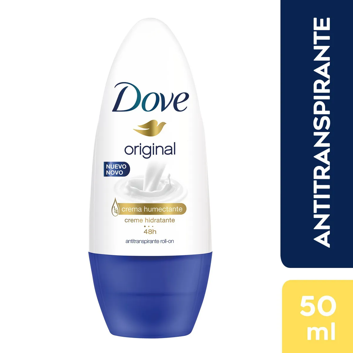 DOVE - Antitranspirante Roll On Dove Original Envase 50 mL