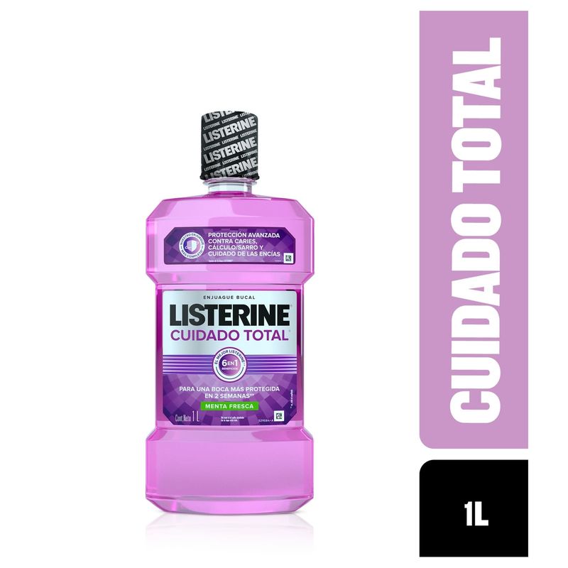 LISTERINE - Enjuage Bucal Listerine Cuidado Total Envase 1 L