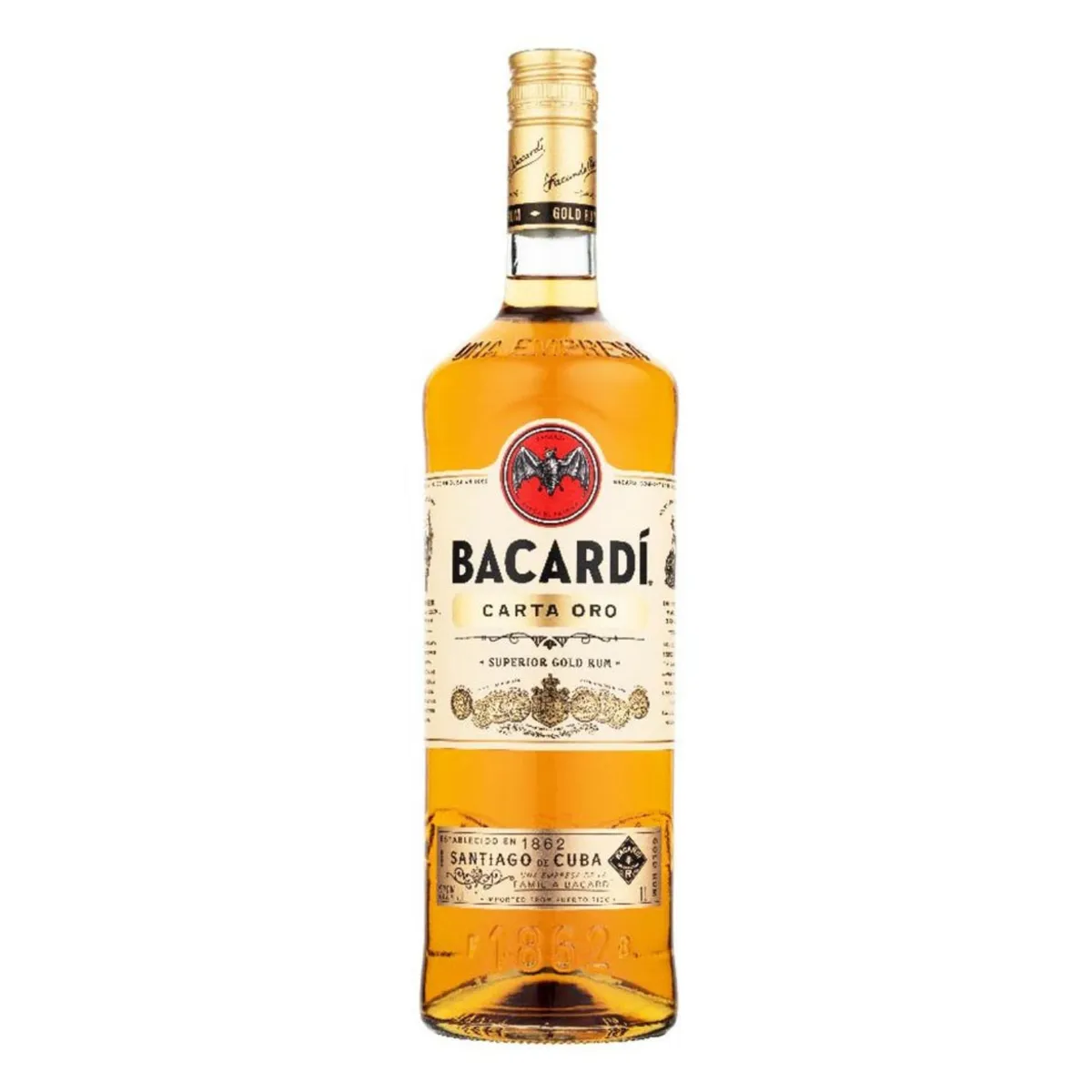 BACARDI - Ron Bacardí Dorado Botella 980 mL