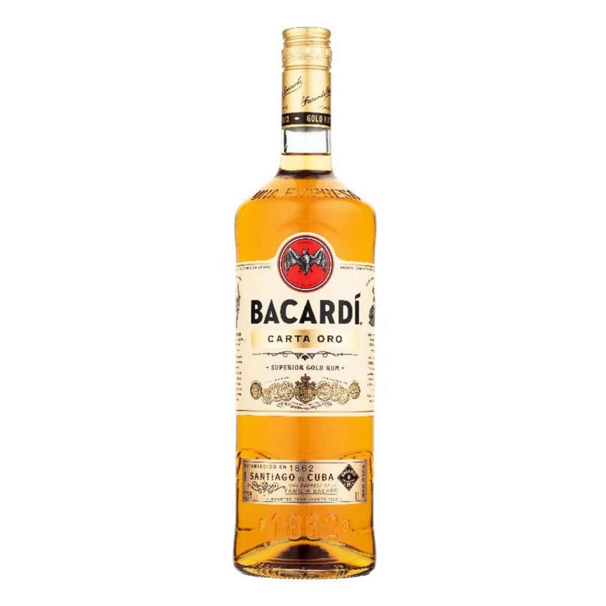 BACARDI - Ron Bacardí Dorado Botella 980 mL