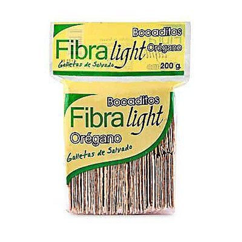 FIBRALIGHT - Bocaditos Salvado con Orégano Fibralight 200 g