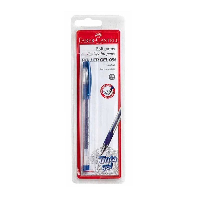 FABER CASTELL - Boligrafo 064F Azul